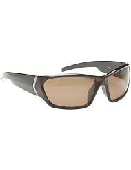 Fisherman Eyewear Redfish Dark Red Frame Original Polarized Sunglasses, Brown Lens by 