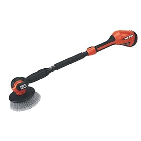 Click here to buy Black and Decker 18 Volt Cordless Power Scrubber with 10-Foot Reach #NPS018 by Black & Decker.