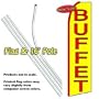 BUFFET Feather Banner Flag Kit (Flag & Pole)