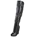 Velvet Angels Women's Madame X Knee High Wedge Boot
