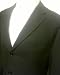 New Men's 100% Wool Three Button Black Tone Dress Suit