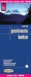 Guatemala, Belize 1 : 500 000: Exakte H�henlinien. H�henschichten-Relief. GPS-tauglich durch Gradnetz. Klassifiziertes Strassennetz. Ausf�hrlicher Ortsindex