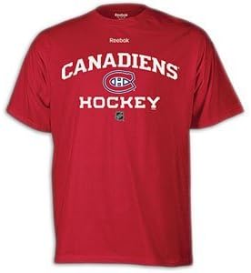 Montreal Canadiens Crimson Reebok Progression T-Shirt (Medium)