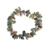 Beautifully Colored 7.25 Stretch Fancy Jasper and Hawaii Chips Bracelet