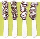 Boston Warehouse Silver Spreader, Set of 4