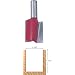 Freud 12-182 1-1/4-Inch Diameter by 1-1/2-Inch Double Flute Straight Router Bit with 1/2-Inch Shank