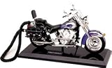 Telemania Harley Davidson Softail Beep Blue & Silver Motorcycle Telephone Novelty Phone - Telemania 025813