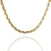 Jewelry : 14K Yellow Gold S/S Hugs Hearts Necklace 20'