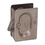 Emtek 2101SP Silver Patina Emtek Door Accessories Passage/Hall/Closet Pocket Door Lock