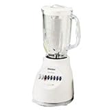Oster 6663 Designer 12-Speed Blender with Glass Jar, White