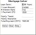 Mortgage Solver for Palm OS 5