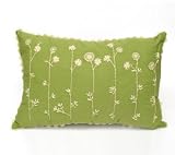 Floral Embroidery Decorative Pillow