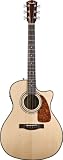 Fender CD 360SCE Auditorium Solid Top Cutaway Acoustic-Electric Guitar, Natural