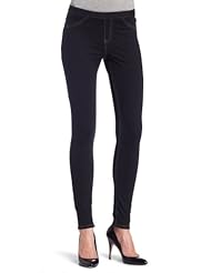Apparel: HUE Womens Solid Skinny Jegging, Black, Size XL - Hue Women's Socks