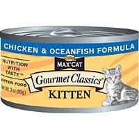 Nutro MAX CAT Gourmet Classics Canned Kitten Food- net wt. 5.5 oz., case of 24