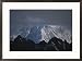 View of Mount Foraker, Alaska Framed Art Poster Print by John Burcham, 29x21