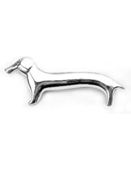 Long Sterling Silver Dachshund Weiner Dog Pin Brooch