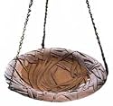 Dragonfly Hanging Birdbath (Rust)