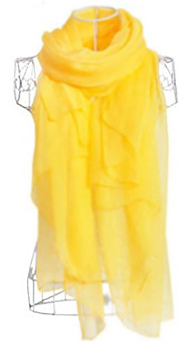 Spikerking Solid color Sheer scarf Four seasons Soft Silk scarves shawl beach towel