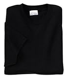NEW Hanes Heavyweight 50/50 - 50/50 Cotton/Poly T-Shirt Black-4XL