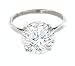 Certified 1.00 Carat J I2 Round Cut Diamond Engagement Solitaire Ring in Platinum