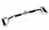 Chrome Pro Style Lat Bar w/Polyurethane Round Grip