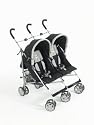 Meribel Twin Pushchair in Black