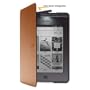 Custodia Amazon in pelle con luce per Kindle Touch, colore: Marrone chiaro (adatta solo per Kindle Touch)