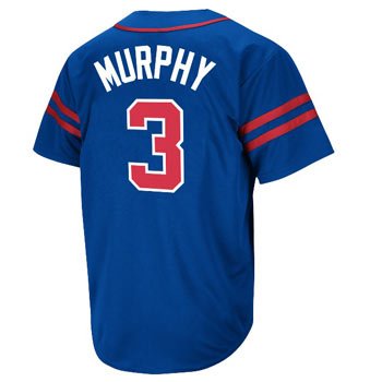 Dale Murphy Atlanta Braves Majestic Cooperstown Heater Jersey - L