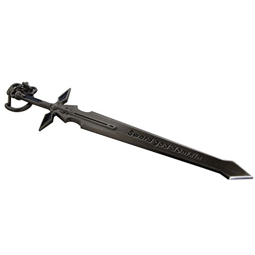 New Anime Sword Art Online Kirito Dark Repulser Key Chain (Silver)