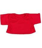 Red T-Shirt Outfit Teddy Bear Clothes Fit 14" - 18" Build-a-bear, Vermont Teddy Bears, and Make Your Own Stuffed Animals
