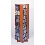 Multi Media Rack - Cherry (Cherry) (61 1/2"H x 18 1/4"W x 1/ 1/4"D)