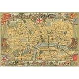 London Decorative Map Wrapping Paper