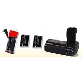 Vertical Battery Grip BG-E8 + 2x LP-E8 battery for Canon EOS 550D 600D T2i T3i