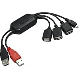 DSI USB HUB 2.0 Chargeable High Speed 4-port Hub