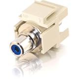 C2G / Cables to Go 03341 Snap-In Blue RCA Keystone Insert Module (Ivory)