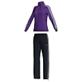 ADIDAS Polyanzug Damen, lila/schwarz