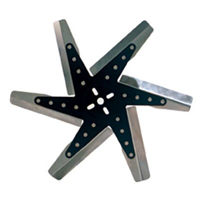 Derale 19115: Fan, Flex-Type, High Performance, Clockwise, 15 in. Diameter, Stainless Steel Blades/Steel Hub, Universal,Each