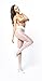 Miss O Open Crotch Pantyhose -White-Small/Medium