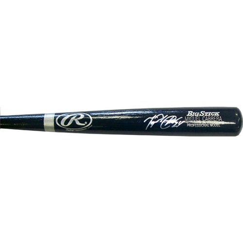 Miguel Cabrera Autographed/Hand Signed Big Stick Proffessional Model Bat