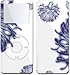 Amoebic Blue - Apple iPod nano 1G (1st Generation) 1GB/ 2GB/ 4GB Protector Skin Decals - Faceplate Stickers