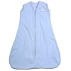 Halo Innovations SleepSack Wearable Cotton Blankets, Baby Blue, X-Large