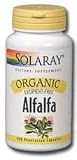 Organic Alfalfa 430 mg 100 Caps Solaray