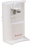 Brentwood Electric Can Opener with Built in Sharpener, White