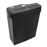 Aurora AS600SB Light-Duty Strip-Cut Shredder, 6 Sheet Capacity - Black (Pack of 2)