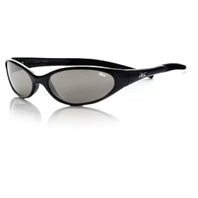 Sizzle Sunglasses - Frame:Shiny Black Lens:Polarized TNS Gun