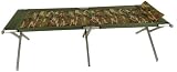 Blantex XT-3 Camo Oversized Steel Army Cot with Foam Pad and Pillow