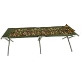 Blantex XT-3 Camo Oversized Steel Army Cot with Foam Pad and Pillow by 