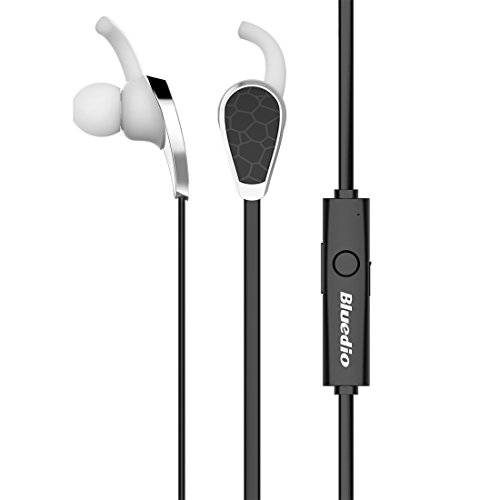 Cooskin Bluedio Music Stereo Headset/headphones Bt4.1 Bulit-in Mic Wireless Earbuds/earphones (WHTE)