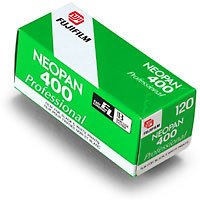 Fujifilm Neopan 400 120/127 B/W Film 12 exp on 6x6 camera